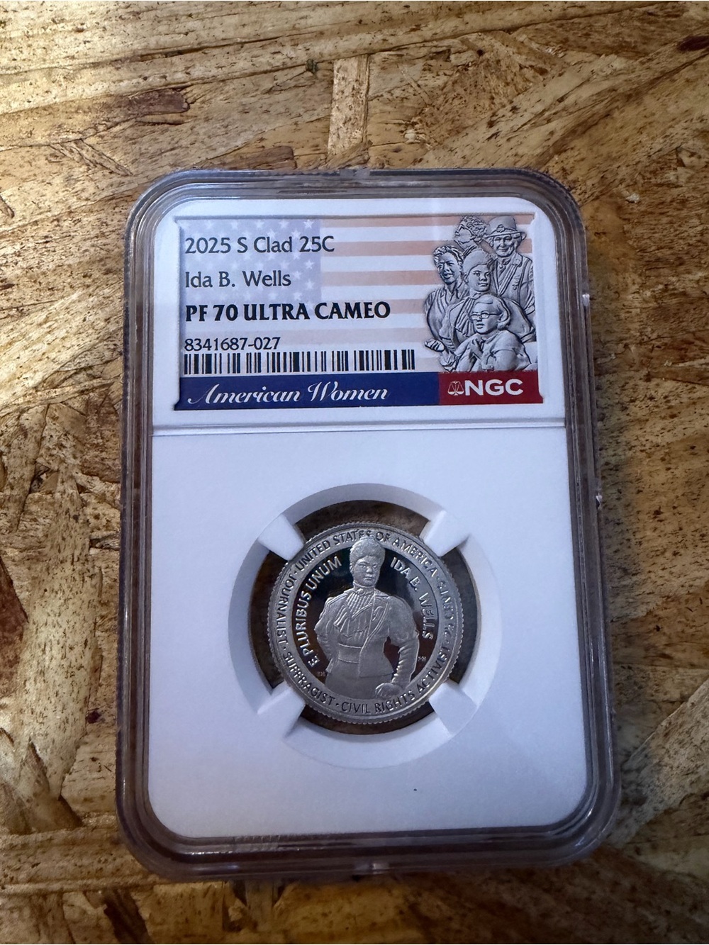 2025 S Ida B. Wells 25C PF70 Ultra Cameo NGC Coin